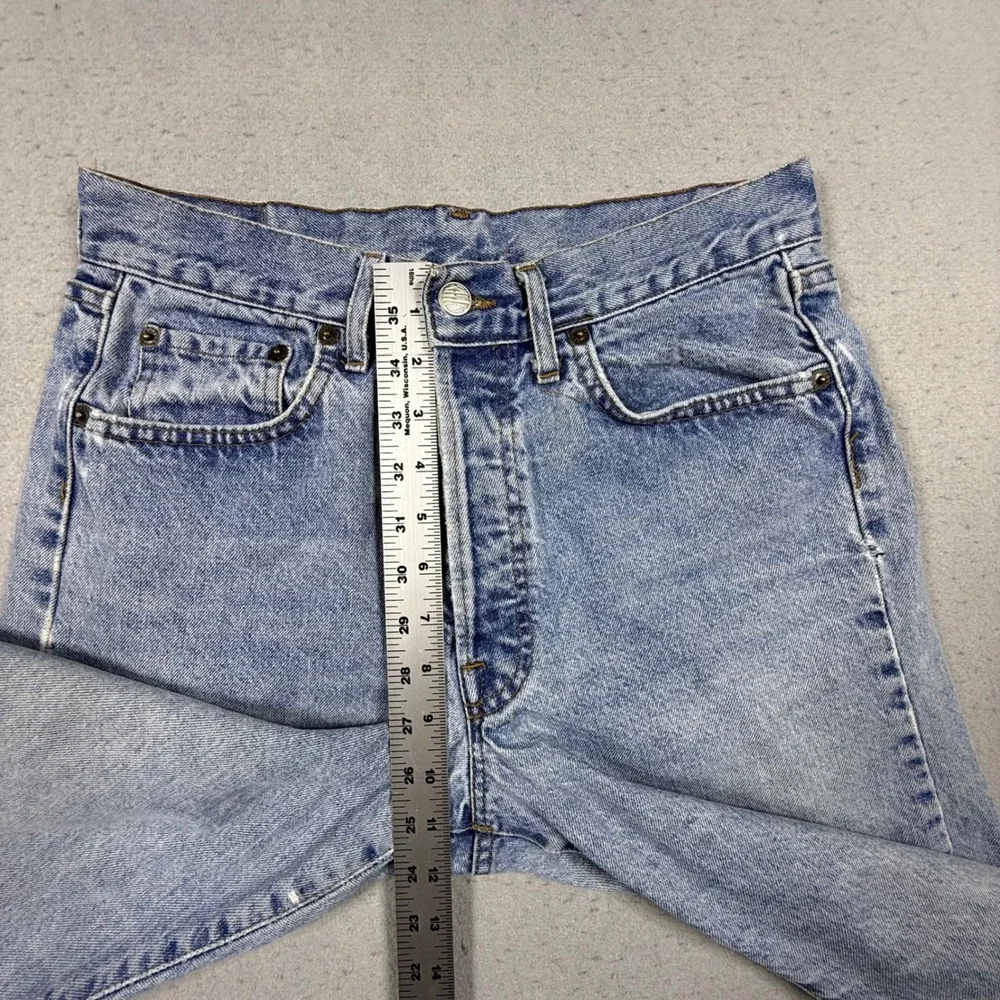 Replay Blue Jeans Mens Light Wash Straight Leg Denim Button Fly Vintage Style
